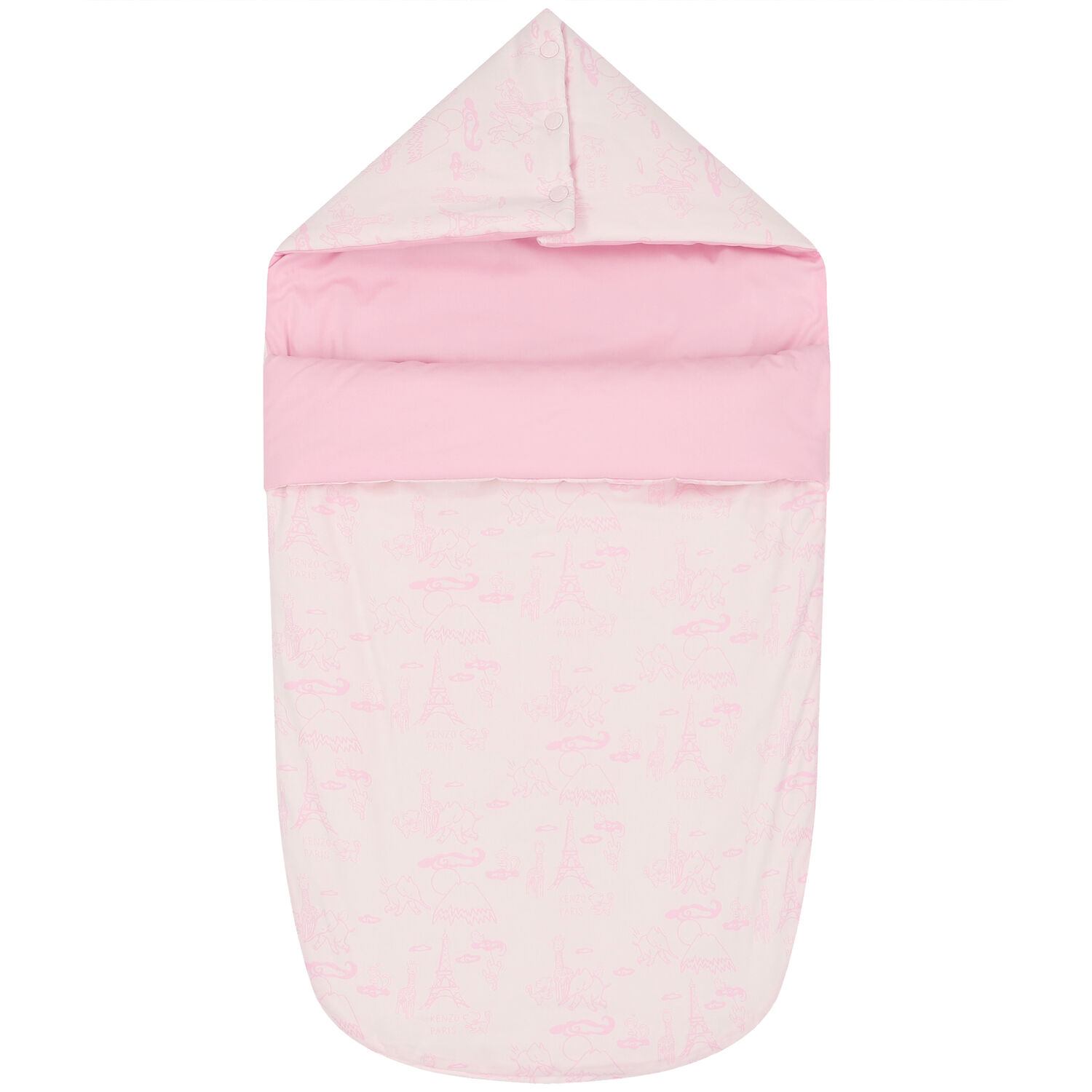 مدس بنات بالشعار باللون الوردى, 1, hi-res